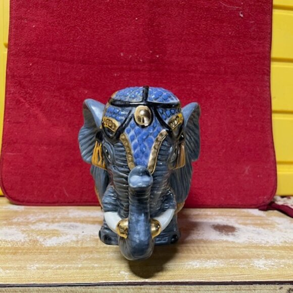 Ceramic Colorful Elephant from 1970 - Picture 2 of 8